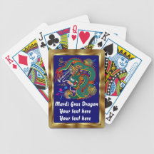 La vue de dragon de mardi gras note svp jeux de 52 cartes
