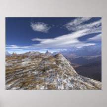 La vue d'un randonneur posters
