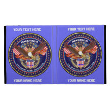 La vue patriotique de folio d'iPad note svp Coque iPad