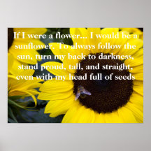 L'abeille en affiche de tournesol serait un tourne