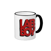 LABORATOIRE ROUGE DE GARÇON DE LABORATOIRE GRAND MUGS À CAFÉ