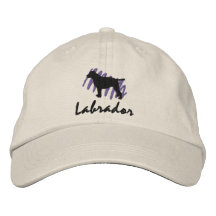 Labrador griffonné casquette de baseball brodée