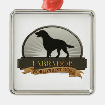Labrador retriever ornement