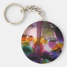 Labyrinthe en verre coloré par multiple porte-clef