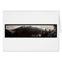 Lac Chelan, photo 1908 de montagnes de cascade de  Carte De Vœux