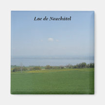 Lac de Neuch�tel - Magnets Pour Réfrigérateur