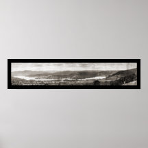 Lac Fairlee, photo 1920 du Vermont Affiches