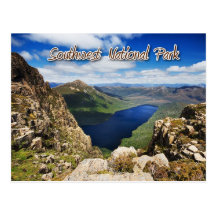 Lac Judd, région sauvage tasmanienne, Australie Carte Postale