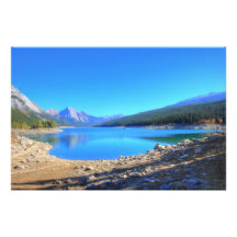 Lac medicine, parc national de jaspe  tirage photo