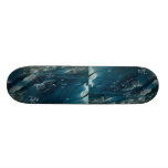 Lac melt sur un glacier skateboard