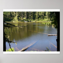 Lac mountain en Orégon Poster