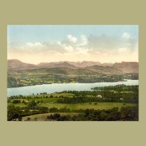 Lac Windermere I, secteur de lac, Cumbria, Anglete posters