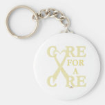 LaceHeartRibbonCareCureLight Porte-clé