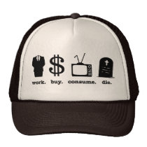 l'achat de travail consomment meurent casquettes