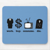l'achat de travail consomment meurent tapis de souris