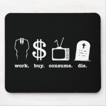 l'achat de travail consomment meurent tapis de souris