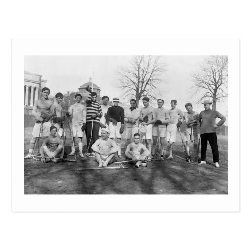 Lacrosse Team, 1908 de fac Carte Postale