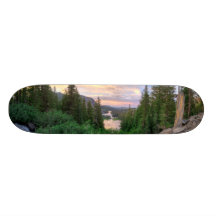 Lacs jumeaux plateau de planche à roulettes