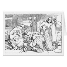 L'adoration du Maji Cartes De Vœux