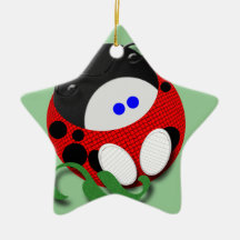 Ladybugette Christmas Ornaments