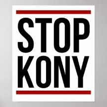 L'affiche 2012 de Kony - arrêtez Kony