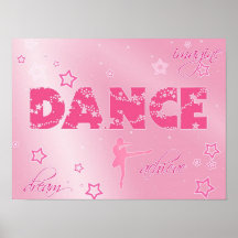L'affiche de danse imaginent le rêve pour réaliser