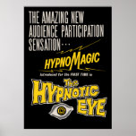 L'affiche de film hypnotique d'oeil