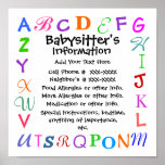 L'AFFICHE de la babysitter par SRF