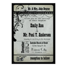 L'affiche texturisée géniale noire tourbillonne ma invitations personnalisées