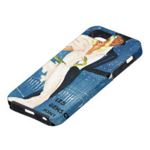 L'affiche vintage de voyage, aiment Monte Carlo Ro Coque Case-Mate iPhone 5
