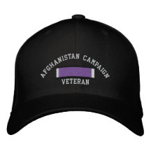 L'Afghanistan Purple Heart Casquette Brodée