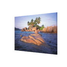 L'Afrique, l'Océan Indien, Seychelles, Praslin Toile Tendue