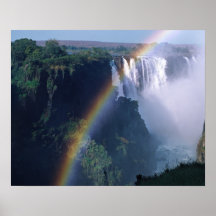 L'Afrique, Zimbabwe. Les chutes Victoria Posters