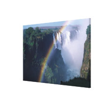 L'Afrique, Zimbabwe. Les chutes Victoria Impression Sur Toile
