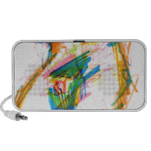 Lagomorphe de crise de nerfs haut-parleurs notebook