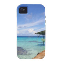 Lagune bleue chez le Tuamotus, Polynésie française Étui Vibe iPhone 4