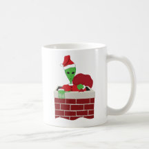 L'aide extraterrestre de Père Noël Tasse