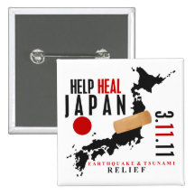 L'AIDE GUÉRISSENT LE JAPON #3 PIN'S AVEC AGRAFE