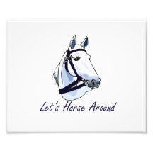 Laisse le cheval autour du licou bleu Arabe Photo Sur Toile