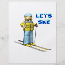 Laisse le ski 2 prospectus personnalisés