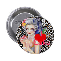 Laissez-les manger le gâteau badge