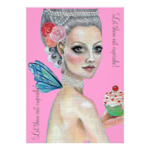 Laissez-les manger le gâteau… invitations personnalisées