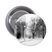 Laissez lui neiger badge avec épingle