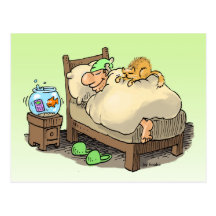 laissez-moi dormir carte postale de longsleeper
