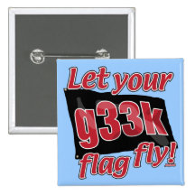 Laissez votre drapeau de g33k voler ! badge