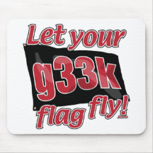 Laissez votre drapeau de g33k voler ! tapis de souris