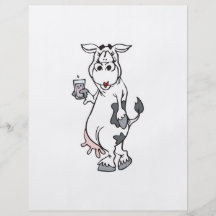 lait boisson idiot de vache prospectus en couleur