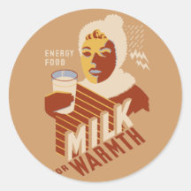 LAIT ! Pour l'énergie ! Adhésifs