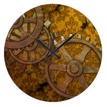 Laiton et or Steampunk Horloge