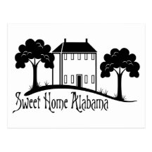 L'Alabama à la maison doux Cartes Postales